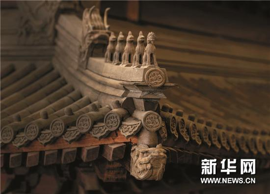 图片说明：“古城门”内部细节
