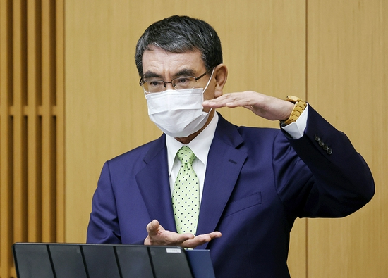 河野太郎 人民视觉 资料图