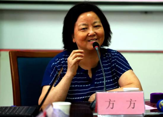  作家方方。&nbsp;中新社记者&nbsp; 张道正 摄