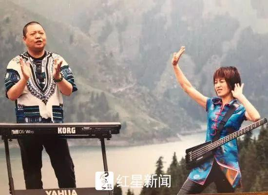 ▲斯琴格日乐发文图追忆臧天朔 &nbsp; &nbsp;图据斯琴格日乐微博