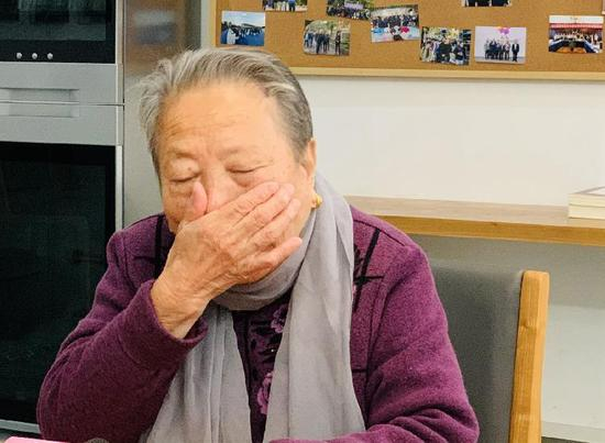 ▲南京大屠杀幸存者、94岁的石秀英老人说，她永远都忘不了哥哥被带走时的情形，哥哥再也没回来。摄影/上游新闻记者 时婷婷
