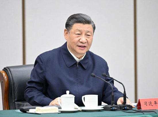 2023年5月10日，习近平总书记主持召开高标准高质量推进雄安新区建设座谈会并发表重要讲话。新华社记者 殷博古 摄