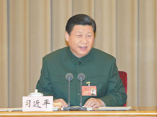 ▲2015年11月24日至26日，中央军委改革工作会议在京举行。中共中央总书记、国家主席、中央军委主席、中央军委深化国防和军队改革领导小组组长习近平出席会议并发表重要讲话。记者 冯凯旋摄