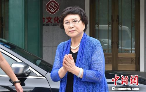 刘兰芳。中新网记者 翟璐 摄