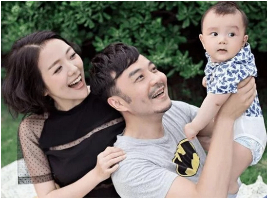  ·汪涵一家三口。