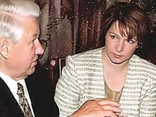 ·&nbsp;叶利钦和塔季扬娜父女俩。