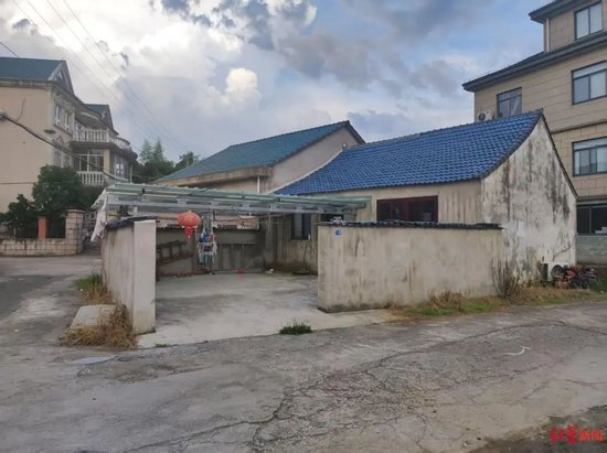 ▲上虞“护生小居”，上学的十几个孩子居住的小院