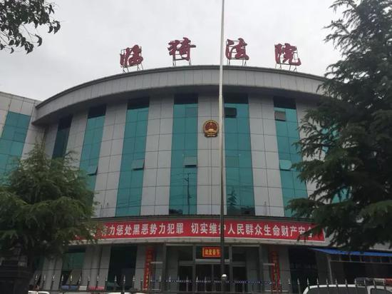 临猗法院大门。新京报记者王瑞锋&nbsp;摄