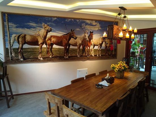 水峪嘴村的特色民宿为旅游者提供方便