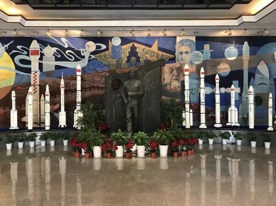 中国运载火箭技术研究院研发的火箭系列（中华航天博物馆）