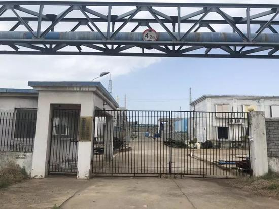 ▷响水化工园紧闭的大门