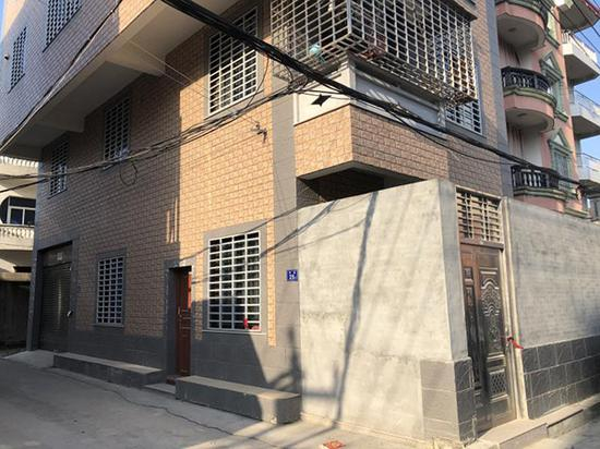 原案发现场，被害人一家已离开此处。