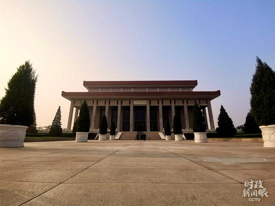 △毛主席纪念堂。（央视记者张宇拍摄）&nbsp;