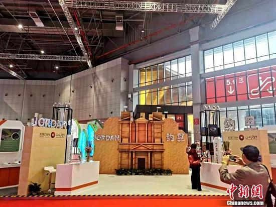  约旦馆。中新网记者 李金磊 摄
