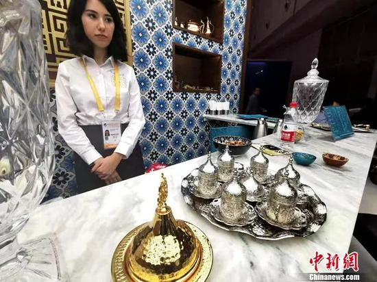 土耳其糖果。中新网记者 李金磊 摄