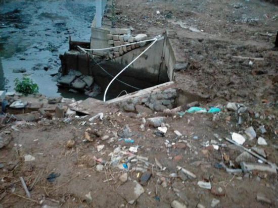  （图说：遇难孩子母亲提供的事发地现场照）