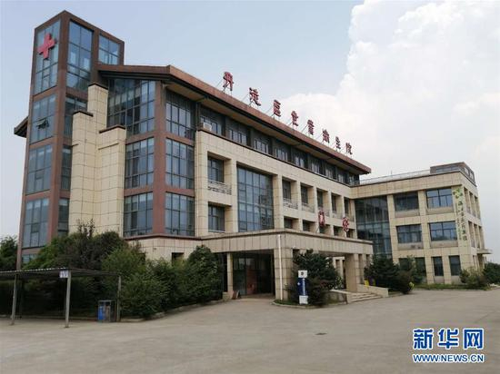  8月20日拍摄的江苏省镇江丹徒区世业镇卫生院。 新华社发（胡小忠摄）