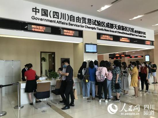 政务服务专区。朱虹&nbsp;摄