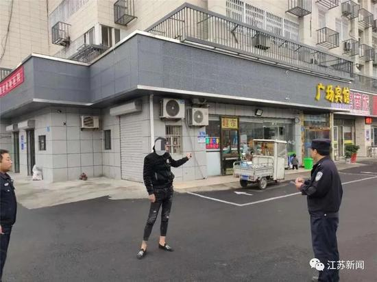△吴某指认现场