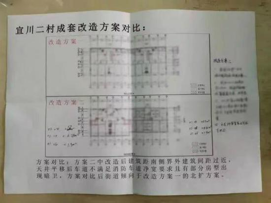 图说：套改方案多次修改，为居民赢得利益最大化。