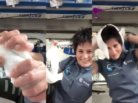 　·萨曼莎的“拧毛巾”视频。