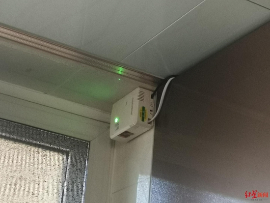  ▲燃气泄漏报警器。