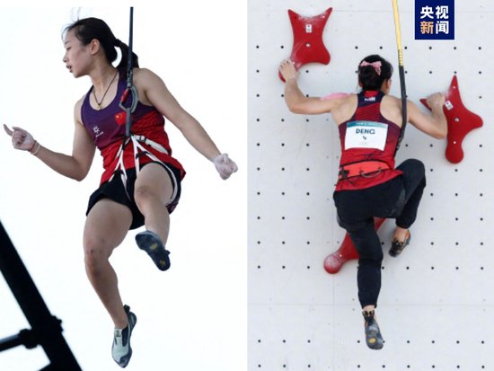  △周娅菲（左）、邓丽娟（右）