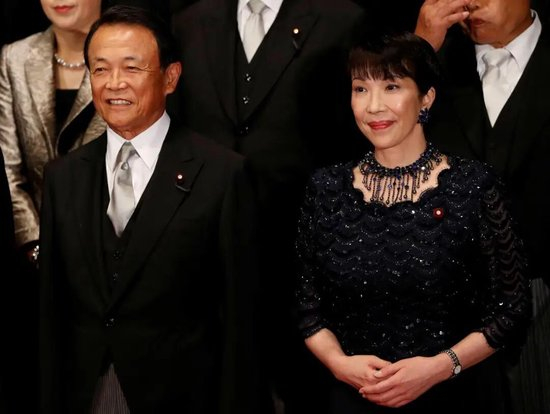  麻生太郎（左）、高市早苗&nbsp;图：资料