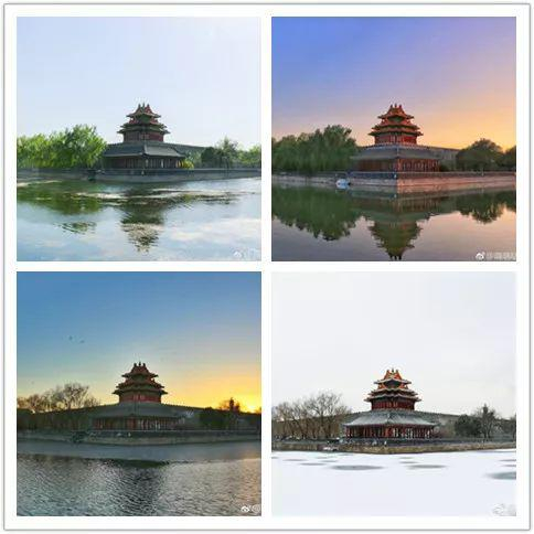 角楼四季，照片来自微博网友 @萌萌哒小铺23&nbsp;