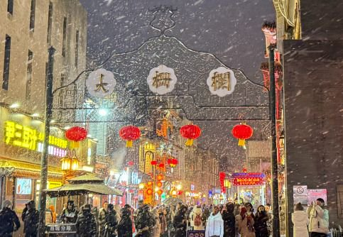 前门大栅栏雪景2