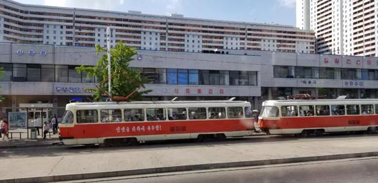  平壤街头&nbsp;摄/谢戎彬