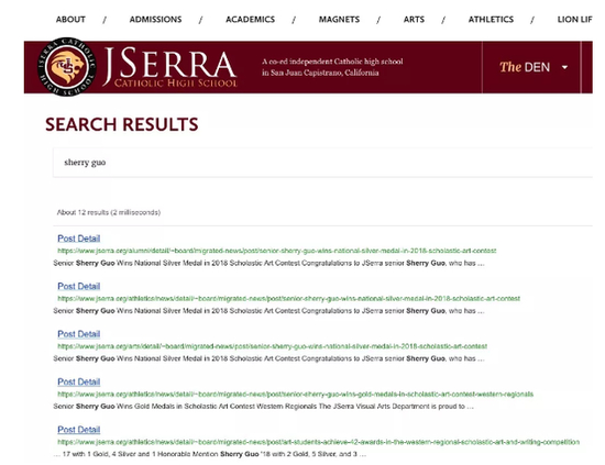 图片来源：JSerra高中官网