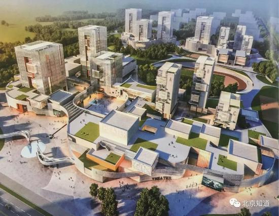 北影新校区整体规划图。&nbsp;来源：怀柔文化产业发展研究中心官网