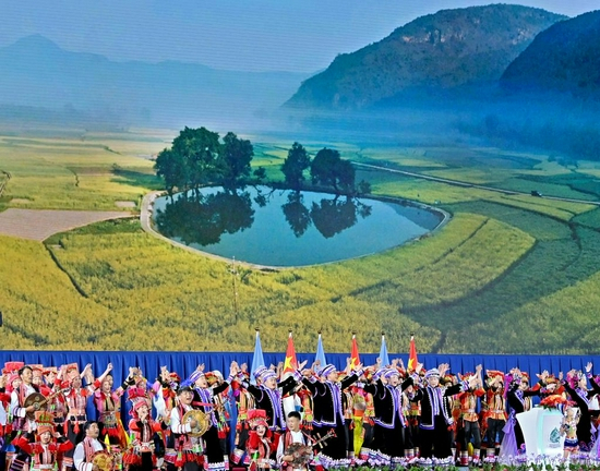 COP15开幕式现场。 新华社记者 岳月伟 摄