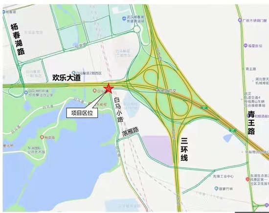  项目施工点地图