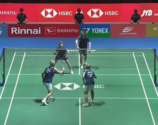 蒋振邦/魏雅欣2-0陈堂杰/杜依蔚，晋级日本羽毛球公开赛混双决赛