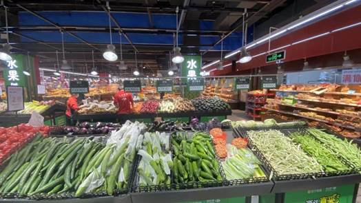 丰台区金先生家附近的超市，金先生供图。