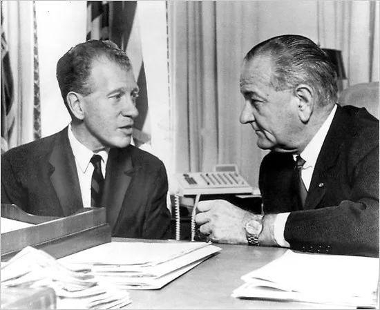 大卫·金斯伯格与林登·约翰逊