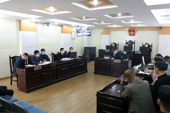 　　2020年4月，安徽省检察院针对原审法院准许郑某斌等9人申请撤诉的错误裁定所提出的系列抗诉案开庭审理。解为渝 摄