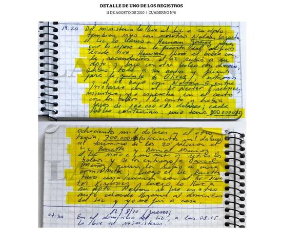 ▲笔记本的部分内容。图据《国民报》