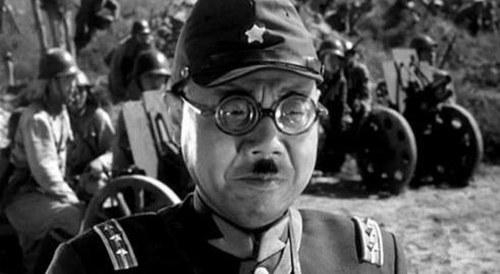 王孝忠扮演的《地道战》中的山田中队长