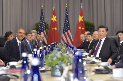 3月31日，国家主席习近平在华盛顿会见美国总统奥巴马。资料图