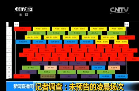 红色部分为《捉妖记》排片