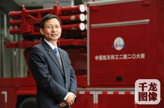 邱旭阳，中国航天科工206所军民融合项目总设计师，也是“灭火导弹”的研发