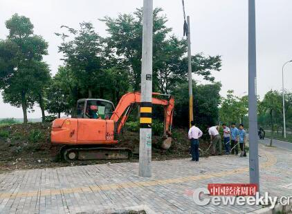 顾村地块清理现场 《中国经济周刊》记者 劳佳迪 摄