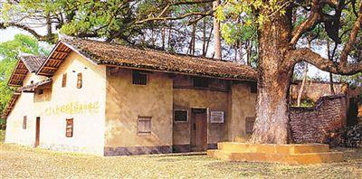 江西瑞金，中华苏维埃共和国中央革命军事委员会旧址。