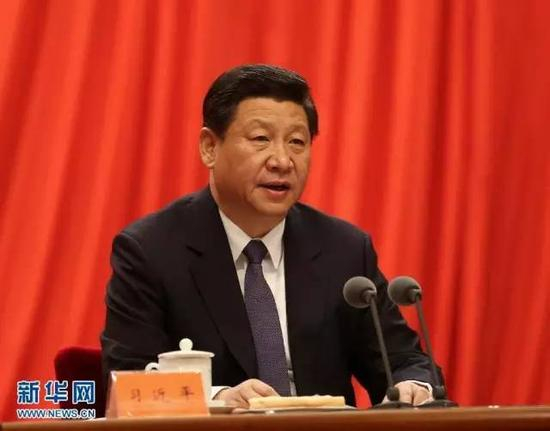 　　图为：2014年1月14日，中共中央总书记、国家主席、中央军委主席习近平在中国共产党第十八届中央纪律检查委员会第三次全体会议上发表重要讲话。