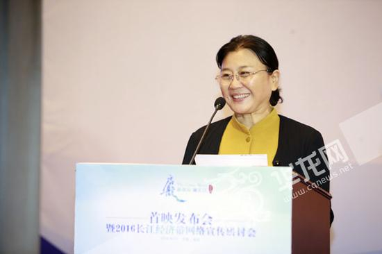 中国互联网发展基金会理事长马利致辞。 首席记者 李文科 摄