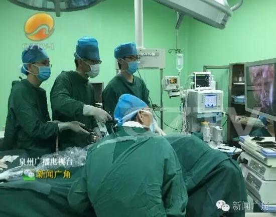 手术中视频截图