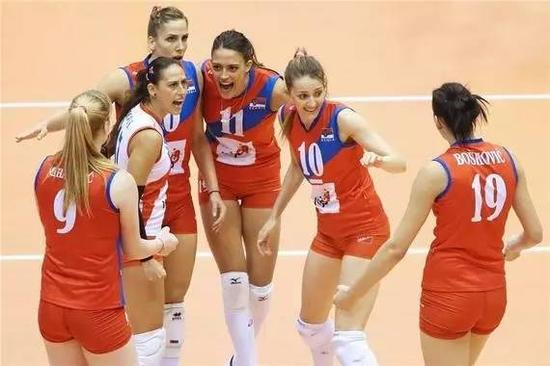 塞尔维亚的排球实力也很强